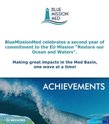 BlueMissionMed Celebrates a Second Year of Commitment to the EU Mission “Restore Our Ocean and Waters”