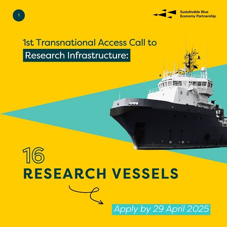 Sustainable Blue Economy Partnership Transnational Access Call to Research Infrastructures 2025