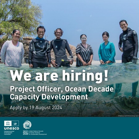  PROJECT OFFICER (OCEAN DECADE CAPACITY DEVELOPMENT ) Vacancy